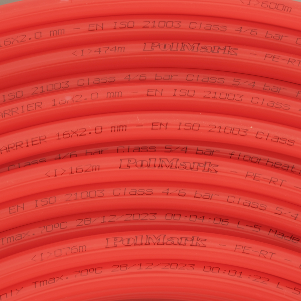 Труба для теплої підлоги PLM PE-RT EVOH 16мм 600 м